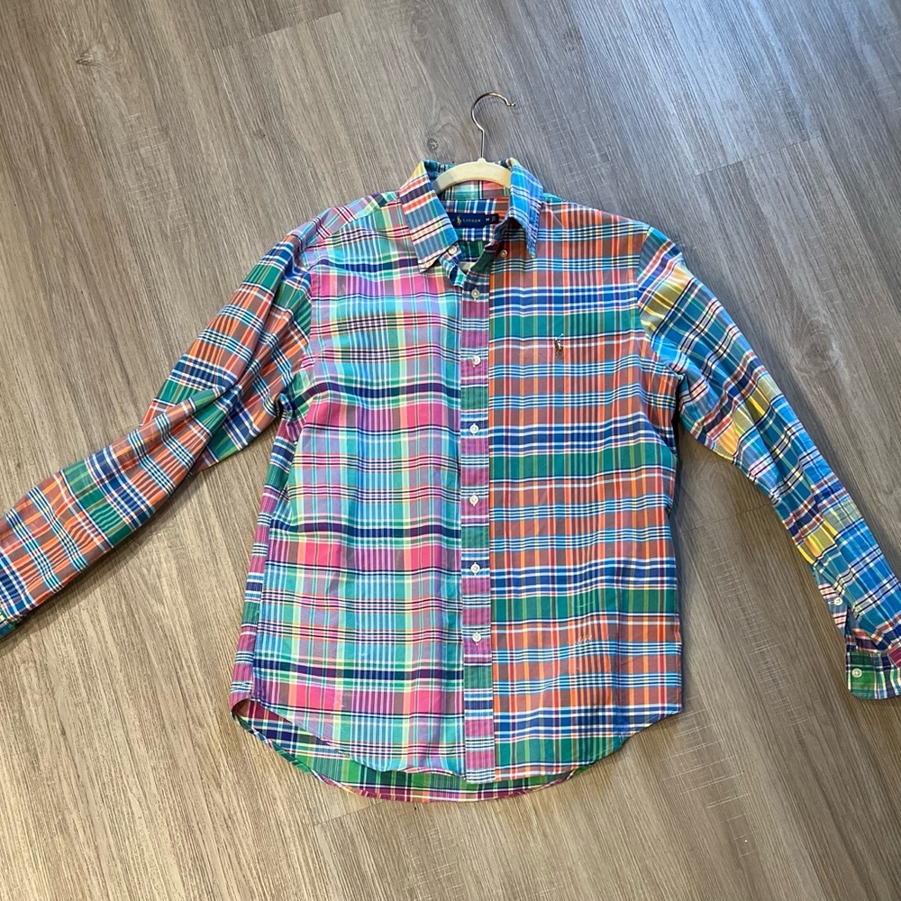 Polo Ralph Lauren Colorful Plaid Button-Down Shirt